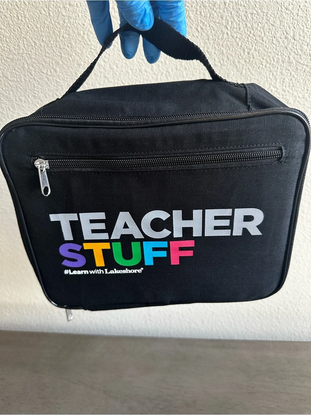 New•Lakeshore Learning Teacher Stuff Lunch Bag.